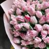 Шикарный букет из 101 розового тюльпана R164